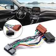 Car Radio Wire Harness 20 Pin Cd Audio Wiring Connector Iso Split Female Cable