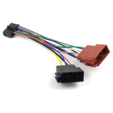 Car Radio Wire Harness 20 Pin Cd Audio Wiring Connector Iso Split Female Cable
