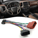 Car Radio Wire Harness 20 Pin Cd Audio Wiring Connector Iso Split Female Cable