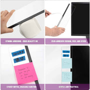 Office Desk Accessories Monitor Memo Board Computer Message Board Office Supplies for Women Men Computer Sticky Note Holder Home Office Accessories Desktop Message Office Decor Clear