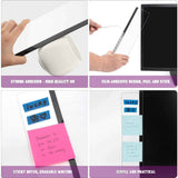 Office Desk Accessories Monitor Memo Board Computer Message Board Office Supplies for Women Men Computer Sticky Note Holder Home Office Accessories Desktop Message Office Decor Clear