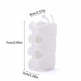 Silicone Shower Head Holder, 2024 New Universal Relocatable Shower Head Suction Cup Holder, Adjustable Shower Holder for Bathroom Non Drilling 2PCS Gray
