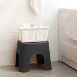 Step Stool for Kids Stool for Bathroom Toddler Stool Bathroom Step Stool Step Stool for Toddlers Anti Non-Slip Toilet Seat Child,Plastic Mini Stool,Thickened Design Ideal,Sturdy And Lightweight Black