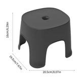 Step Stool for Kids Stool for Bathroom Toddler Stool Bathroom Step Stool Step Stool for Toddlers Anti Non-Slip Toilet Seat Child,Plastic Mini Stool,Thickened Design Ideal,Sturdy And Lightweight Black