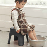 Step Stool for Kids Stool for Bathroom Toddler Stool Bathroom Step Stool Step Stool for Toddlers Anti Non-Slip Toilet Seat Child,Plastic Mini Stool,Thickened Design Ideal,Sturdy And Lightweight Black