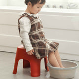 Step Stool for Kids Stool for Bathroom Toddler Stool Bathroom Step Stool Step Stool for Toddlers Anti Non-Slip Toilet Seat Child,Plastic Mini Stool,Thickened Design Ideal,Sturdy And Lightweight Red