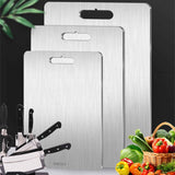 Pure Titanium Cutting Boards,Dishwasher Safe Titanium Cutting Board for Kitchen Durable, Double-Sided, Hygienic 18.4" x 12" Silvery