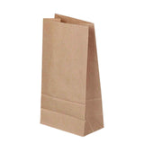 Brown Paper Lunch Bags,Extra Small Brown Kraft Paper Bags ,Wedding & Party Favors, Lunch & Grocery Bags - 50 per Pack 3.54" x 2.16" x 7.08" Khaki