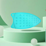 Silicone Anti-Slip Iron Rest Pad for Ironing Board, Heavy Duty Iron Rest Plate, Hot Heat Resistant Steam Compact Mat (Sky Blue/1 Pack) 5.51x10.43 5.51" x 10.43" Sky Blue/1 Pack
