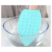 Silicone Anti-Slip Iron Rest Pad for Ironing Board, Heavy Duty Iron Rest Plate, Hot Heat Resistant Steam Compact Mat (Sky Blue/1 Pack) 5.51x10.43 5.51" x 10.43" Sky Blue/1 Pack