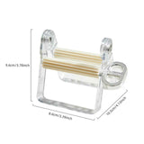 Luxury Paint Tube Squeezer Wringer Tool - Rolling Tube Squeeze Roller for Toothpaste - Toothpaste Tube Squeezer for Artists, Hair Salons, Painters - Daily Living Essential, (Black) 3.39x4.13x3.78 3.39" x 4.13" x 3.78" Black