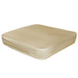 Square Hot Tub Cover - Outdoor Heavy Duty Protector for Patio Spas and Swimming Pools | Hard Covers For Hot Tub Waterproof Dust Cover for Hot Tubs, Jacuzzis, and Outdoor(Black -89.76x11.81") Beige