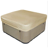 Square Hot Tub Cover - Outdoor Heavy Duty Protector for Patio Spas and Swimming Pools | Hard Covers For Hot Tub Waterproof Dust Cover for Hot Tubs, Jacuzzis, and Outdoor(Black -89.76x11.81") Beige