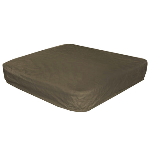 Square Hot Tub Cover - Outdoor Heavy Duty Protector for Patio Spas and Swimming Pools | Hard Covers For Hot Tub Waterproof Dust Cover for Hot Tubs, Jacuzzis, and Outdoor(Black -89.76x11.81") Coffee -84.64x11.81"