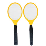 2 Pack Large Electric Mosquito Swatter Racket - Rechargeable Bug Zapper for Indoor Outdoor Use, Safety Mesh, Powerful Fly Killer, Ergonomic Handle Insect Pest Control (19x7.1in)