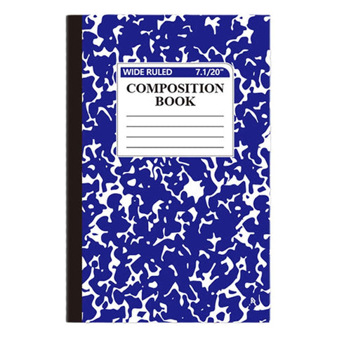 1 Pcs 8 Pastel Colors Office Ruled Composition Books,Composition Notebook, Marble Cover Notepad Lined Cute Journal Notebooks for Office Supplies Notes Taking Writing, 5.5 X 8.27 in(Hot Pink) Dark Blue