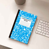 1 Pcs 8 Pastel Colors Office Ruled Composition Books,Composition Notebook, Marble Cover Notepad Lined Cute Journal Notebooks for Office Supplies Notes Taking Writing, 5.5 X 8.27 in(Hot Pink) Dark Blue