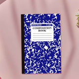 1 Pcs 8 Pastel Colors Office Ruled Composition Books,Composition Notebook, Marble Cover Notepad Lined Cute Journal Notebooks for Office Supplies Notes Taking Writing, 5.5 X 8.27 in(Hot Pink) Green