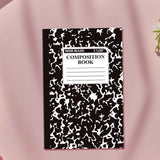 1 Pcs 8 Pastel Colors Office Ruled Composition Books,Composition Notebook, Marble Cover Notepad Lined Cute Journal Notebooks for Office Supplies Notes Taking Writing, 5.5 X 8.27 in(Hot Pink) Green