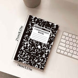 1 Pcs 8 Pastel Colors Office Ruled Composition Books,Composition Notebook, Marble Cover Notepad Lined Cute Journal Notebooks for Office Supplies Notes Taking Writing, 5.5 X 8.27 in(Hot Pink) Hot Pink