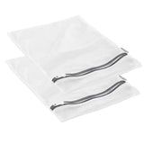 2 Pack 12" x 15" Laundry Mesh Net Washing Bag for Clothes bra Lingerie Socks Underwear,2 Pack Thickened Fine Mesh Gray Zippered Laundry Bags,Protective Wash Bags for Clothes,Laundry Mesh Bags 12" x 15"