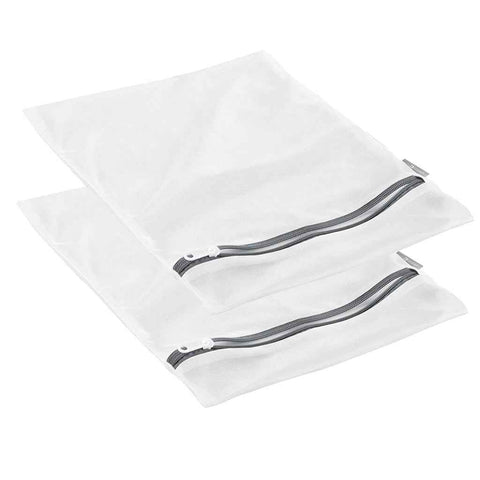 2 Pack 12" x 15" Laundry Mesh Net Washing Bag for Clothes bra Lingerie Socks Underwear,2 Pack Thickened Fine Mesh Gray Zippered Laundry Bags,Protective Wash Bags for Clothes,Laundry Mesh Bags 12" x 15"
