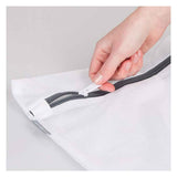 2 Pack 12" x 15" Laundry Mesh Net Washing Bag for Clothes bra Lingerie Socks Underwear,2 Pack Thickened Fine Mesh Gray Zippered Laundry Bags,Protective Wash Bags for Clothes,Laundry Mesh Bags 16" x 19"