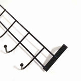 Over The Door Hooks For Hanging, Over The Door Hanger, Over The Door Organizer,Over The Door Towel Rack For Bathroom With 5 Coat Hooks, Bathroom Towel Holder Towels Hanger,Bedroom Door Hooks,(Black) Black
