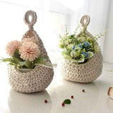 Woven Breads Baskets, Oval Small Fruit Baskets, Stackable Plastic Wicker Baskets for Serving Vegetables, Kitchen, Restaurant, Outdoor, Imitation Rattan, 1 Pcs, 7.48x5.11x2.75 9.84" x 7.87" Beige