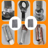 Low Temperature Universal Welding Rods, Metal Welding Arc Equipment, Easy Melt Aluminum Rods, Arc Welding Equipment Welding Equipment and Accessories, 9 Pcs, 3.07 Inches 3.07" Silver*9