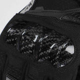Motorcycle Gloves Breathable Full Finger Touch Screen Anti Slip Racing Gloves, Palm Width 8.5-9.0 cm