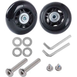 2 Pcs Suitcase Replacement Wheels Rubber Luggage Repair Kit, 45 x 18 mm