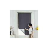 Thermal Insulated Blind Curtain with Suction Cups Compatible with Velux Roof Windows Dark Gray, 60 x 120 cm