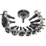 13 Pcs Metal Hole Saw Set Tungsten Steel Cutting Tool Kit, 16-53 mm