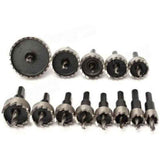 13 Pcs Metal Hole Saw Set Tungsten Steel Cutting Tool Kit, 16-53 mm