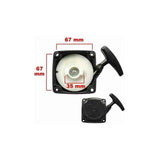 2 Pcs Petrol Brush Cutter Starter Pawl Set with Multi Tool