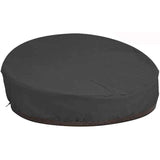 Round Garden Sofa Bed Cover Waterproof 210D Oxford Black, D228 x H83 cm