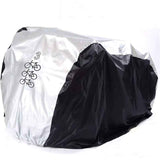 Bike Cover Waterproof 210T Nylon for 2 to 3 Bikes UV Resistant