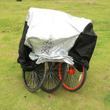 Bike Cover Waterproof 210T Nylon for 2 to 3 Bikes UV Resistant