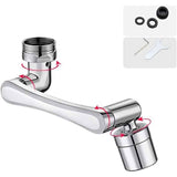 Faucet Aerator 1440 Degree Swivel Extension 2 Water Modes Universal Brass Diffuser, 20 22 24 mm