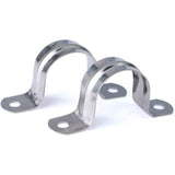 20 Pcs 304 Stainless Steel U Tube Clamp Pipe Fastener, 10 mm