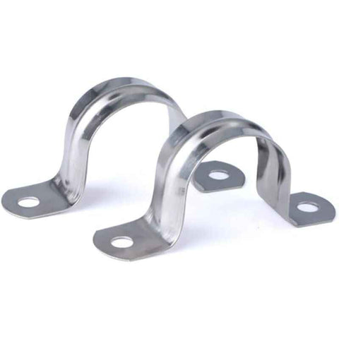 20 Pcs 304 Stainless Steel U Tube Clamp Pipe Fastener, 10 mm