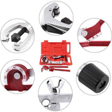 11 Pcs Pipe Flaring Tool Kit with Pipe Cutter and Tube Bender