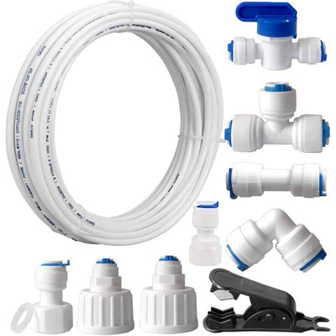 Refrigerator Water Supply Hose Connector Kit Universal, 15 m