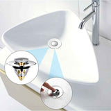 Universal Sink Drain Filter Stainless Steel Hair Catcher, 1.33 to 1.49 in