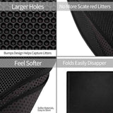 Double Layer Cat Litter Mat Black, 30 x 45 cm