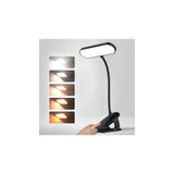 Touch Bedside Lamp 5 Colors 5 Brightness Levels Flexible Reading Lamp Black