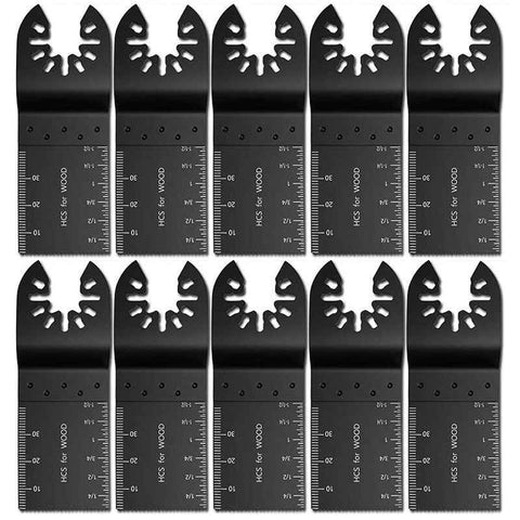10 Pcs High Carbon Steel Saw Blades, 34 mm