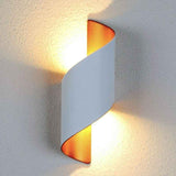 10W Spiral LED Wall Light 3000K Warm White