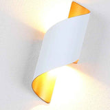 10W Spiral LED Wall Light 3000K Warm White
